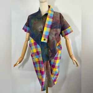 Vivienne Westwood Worlds End Short Arabesque Multicolor Check